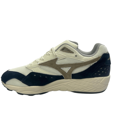 Tênis Mizuno Masculino Contender Branco Azul Jeans Couro Camurça
