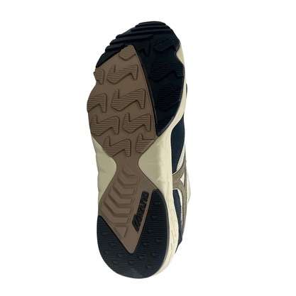 Tênis Mizuno Masculino Contender Branco Azul Jeans Couro Camurça