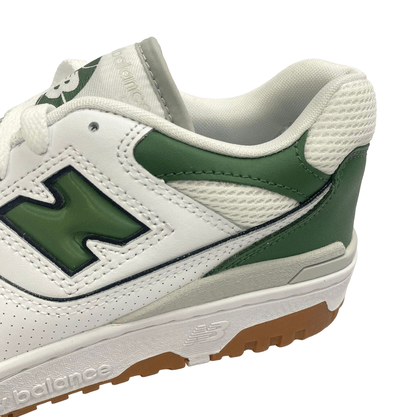 Tênis New Balance BB550ESB Branco Verde Couro 