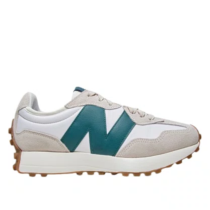 Tênis New Balance Feminino 327 Branco Off Verde Escuro