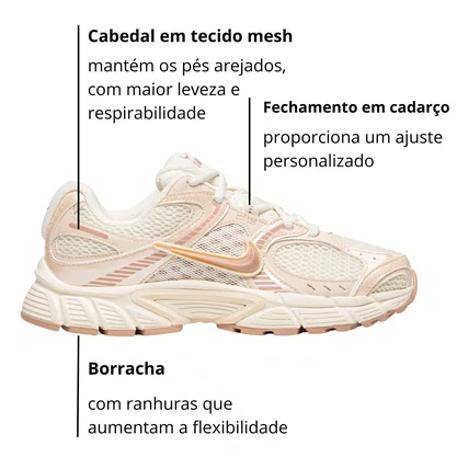 Tênis Nike Feminino V5 RNR Rosa Perolado 