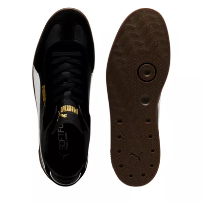 Tênis Puma Masculino Club II Era Black White Couro