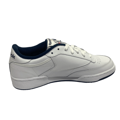 Tênis Reebok Club C 85 Branco Marinho Couro 