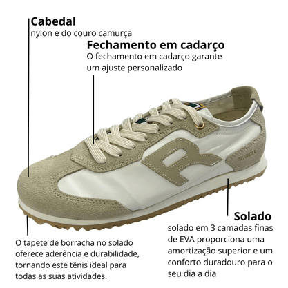 Tênis Reserva Forrest Masculino Cromo Nylon e Couro 