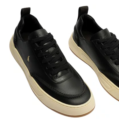 Tênis Reserva masculino Kyrus Leather Preto Couro