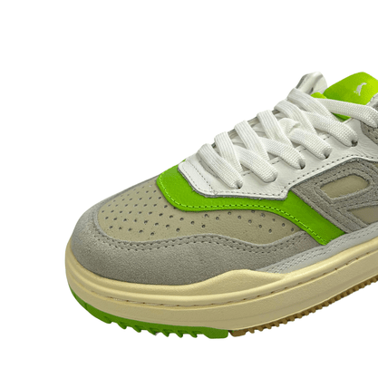 Tênis Reserva R-Bronx Feminino Off White Verde Couro 