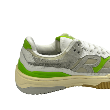 Tênis Reserva R-Bronx Feminino Off White Verde Couro 