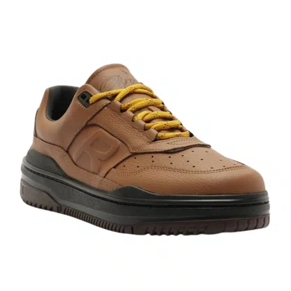 Tenis Reserva R-broox Masculino Marrom Couro