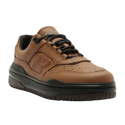 Tenis Reserva R-broox Masculino Marrom Couro