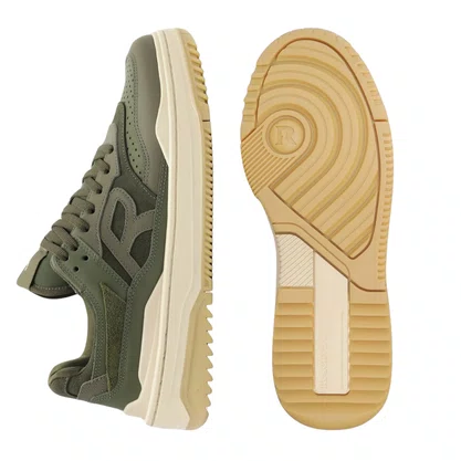 Tênis Reserva R-broox Masculino Militar Couro