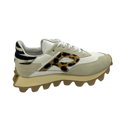 Tênis Reserva Yankee Feminino Branco Animal Print Couro 