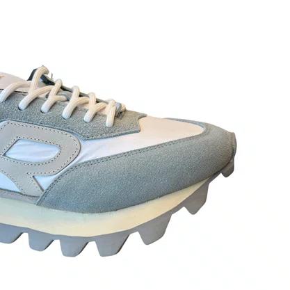 Tênis Reserva Yankee Feminino Cinza Branco Couro Camurça