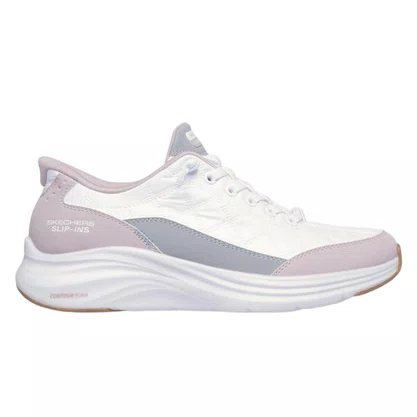 Tênis Skechers Feminino Contour Foan Branco Lavanda