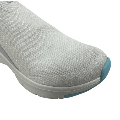 Tênis Skechers Feminino Slip On Arch Fit Branco Multi
