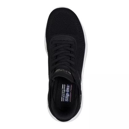 Tênis Skechers Femininp Slip-ins BOBS Sport Squad Preto