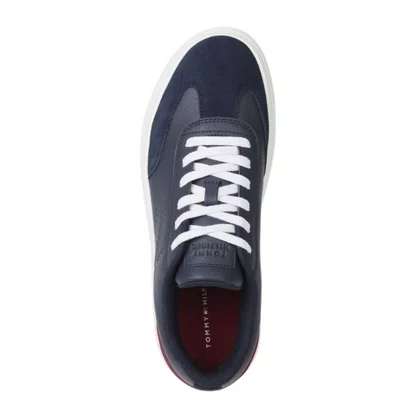Tênis Tommy Hilfiger Masculino Azul Marinho Couro
