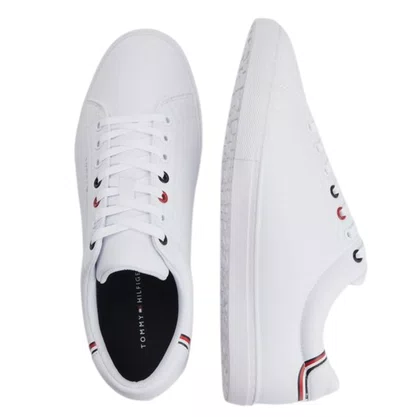 Tênis Tommy Hilfiger Masculino Branco Couro