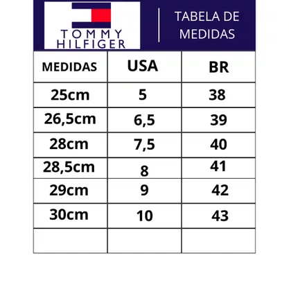 Tênis Tommy Hilfiger Masculino Branco Couro