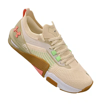 Tênis Under Armour Tribase Cross 2 SE Feminino Bege Verde Claro