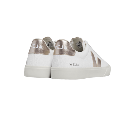 Tênis Veja Campo Chromefree Leather Extra White Platine