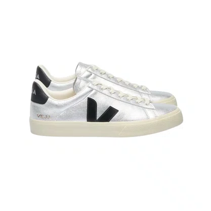 Tênis Veja Campo Leather Silver Black