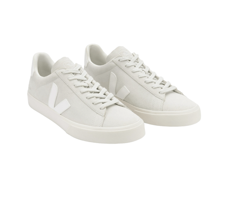 Tênis Vert Campo Natural White Suede 