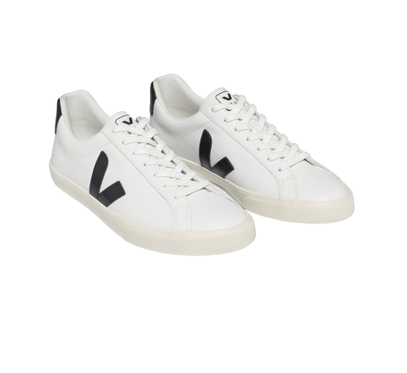 Tênis Veja Esplar Logo Leather Extra White Black 