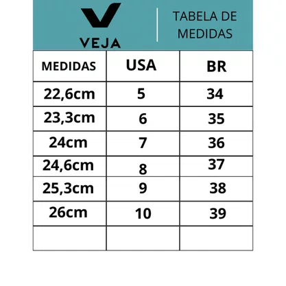 Tênis Veja Feminina Leather White Black Bark