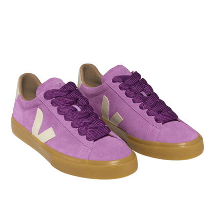 Tênis Veja Feminino Campo Mulberry Pierre Couro Camurça