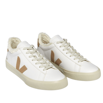 Tênis Veja Feminino Campo White Desert Couro