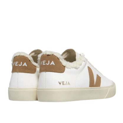 Tênis Veja Feminino Campo White Desert Couro