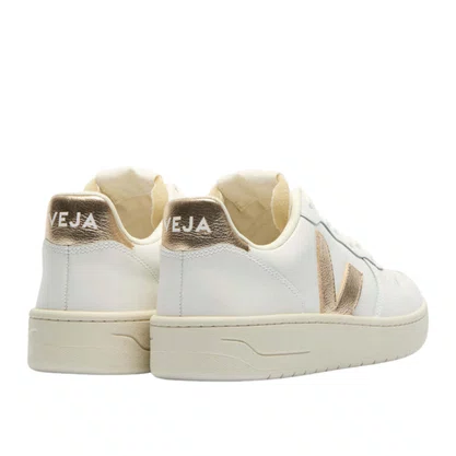Tênis Veja Feminino V-10 Prime Leather Extra White Platine