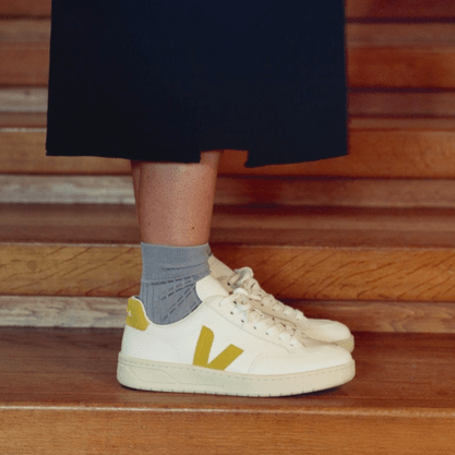 Tênis Veja Feminino V-12 White Liquor Couro