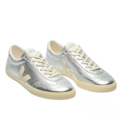 Tênis Veja Feminino Volley Leather Silver Pierre 