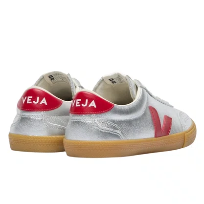Tênis Veja Feminino Volley Silver Pepper Couro 