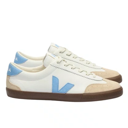 Tênis Veja Feminino Volley White Aqua Bark