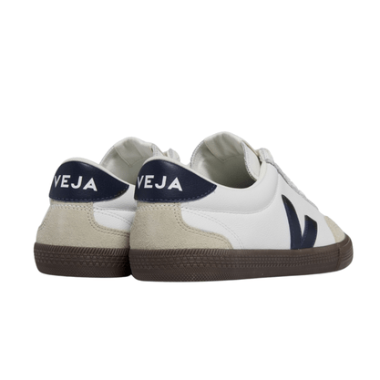 Tênis Veja Feminino Volley White Nautico Bark Couro 