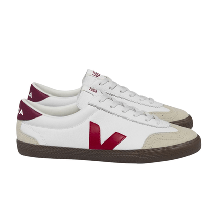 Tênis Veja Feminino Volley White Pekin Bark Couro