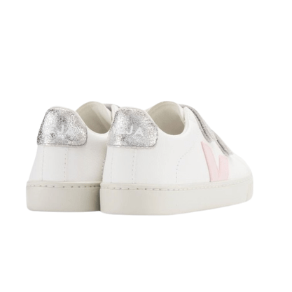 Tênis Veja Infantil Esplar Chromefree White Petale Silver