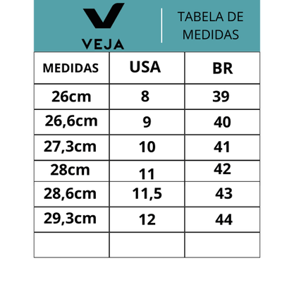 Tênis Veja Masculino Campo Black White Couro