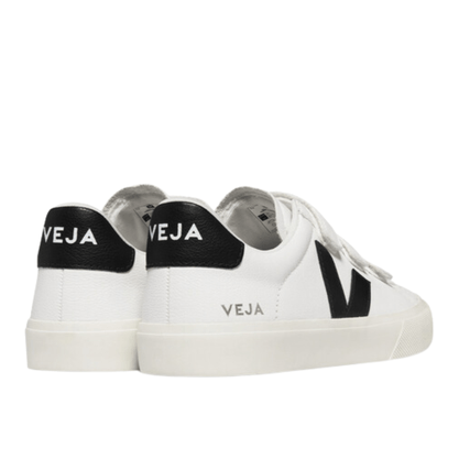 Tênis Veja Masculino Recife White Black Couro
