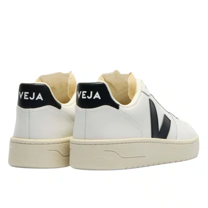 Tênis Veja Masculino V-10 Prime Leather Extra Black White
