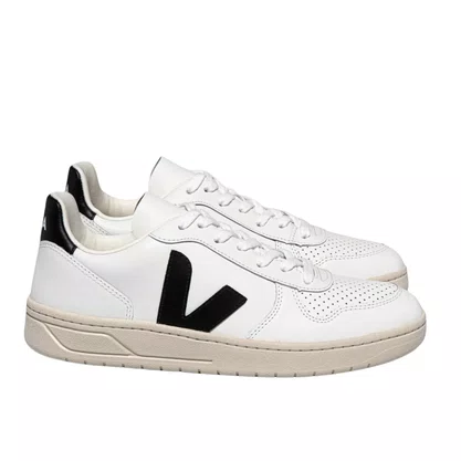 Tênis Veja Masculino V-10 White Black
