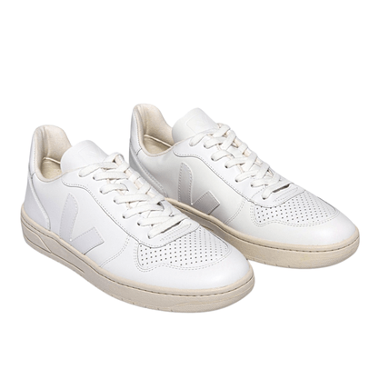 Tênis Veja Masculino V-10 White Couro