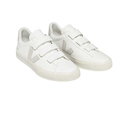 Tênis Veja Recife Branco Natural Couro 
