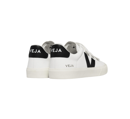 Tênis Veja Recife Logo Chromefree Leather Extra White Black 