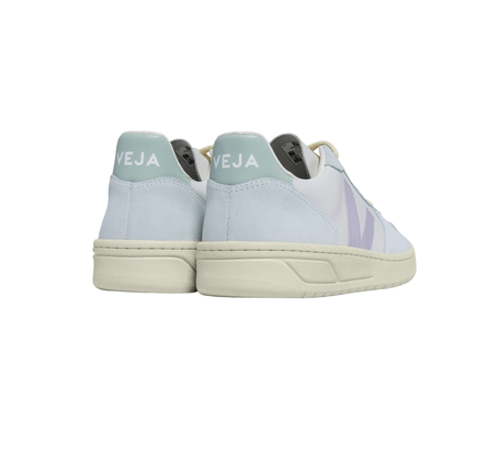 Tênis Veja V-10 Leather Gravel Parme Menthol