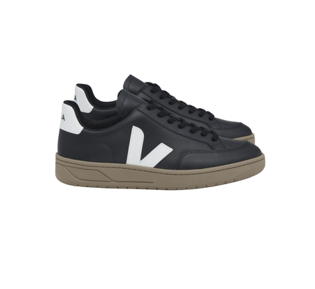 Tênis Veja V-12 Leather Black White Dune