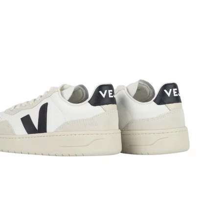 Tênis Veja V-90 Masculino White Black Couro