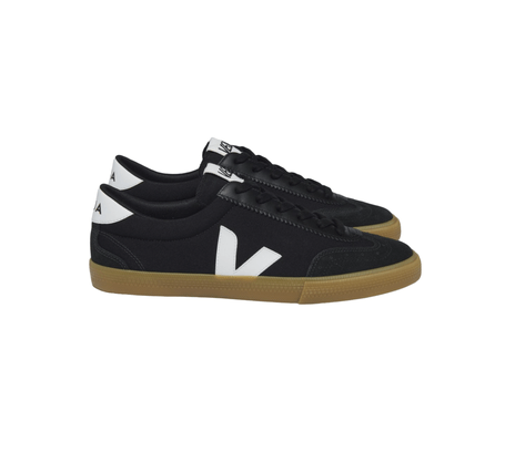 Tênis Veja Volley Canvas Black White Natural 